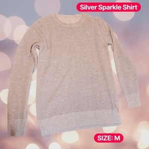 Silver Sparkle Women's Sweater